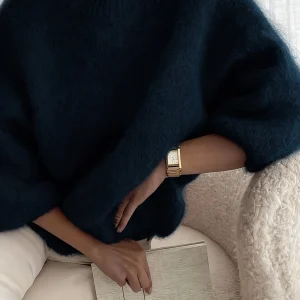 Pull élégant style décontracté femme pour automne hiver