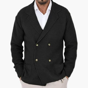 Veste blazer décontractée homme style double boutonnage pour toutes occasions