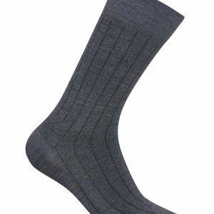 Chaussettes laine et cachemire - Anthracite