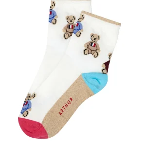 Chaussettes Teddy - Blanc