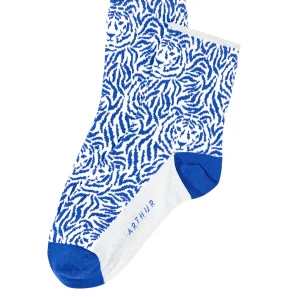 Chaussettes Tigre Bleu