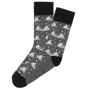 Chaussettes - Sous la neige Gris
