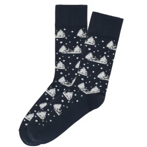 Chaussettes - Sous la neige Marine
