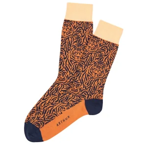 Chaussettes Tigre Orange