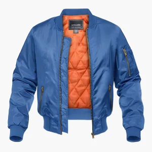 Blouson Bomber Homme Style Urbain – Coupe Décontractée – Idéal pour Automne et Hiver