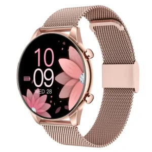 Donna – Montre Connectée Ultra-Fine pour Femme avec Écran Tactile Complet et Fonctions Fitness Polyvalentes