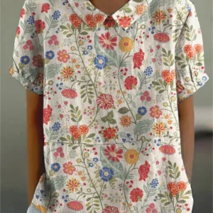 Therese™ - Blouse à Imprimé Floral