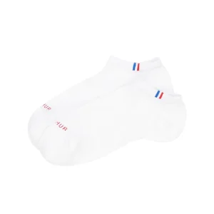 Pack 2 chaussettes invisibles Coton - Blanc
