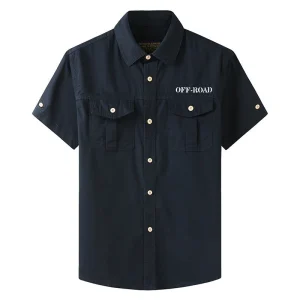 Tommy – Chemise en coton à manches courtes décontractée