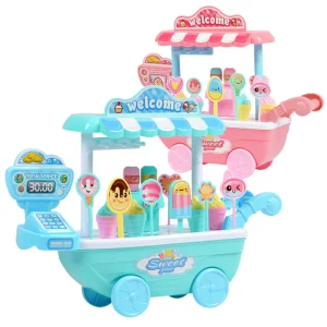Chariot de glaces et friandises pour enfants – Jeu éducatif et créatif
