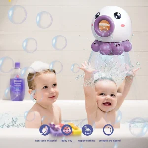 Jouet de Bain Bébé Pulvérisateur Poulpe pour Garçons et Filles – Jouet Éducatif et Ludique pour Baignoire et Piscine – Idéal pour 0 à 5 Ans