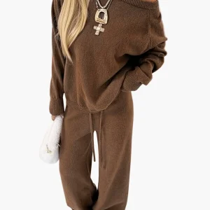 Ensemble décontracté pour femme style lounge chic automne hiver