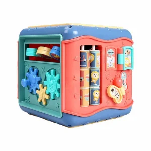 Jouet éducatif Montessori enfant – Cube d'activités sensoriel et mathématique