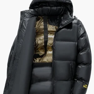 Doudoune Homme Style Urbain avec Capuche pour Hiver - Idéale pour Loisirs et Quotidien