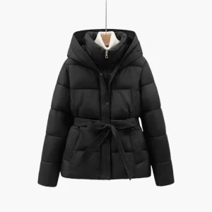 Manteau d'hiver ceinturé style parka pour femme – Élégance et chaleur urbaine