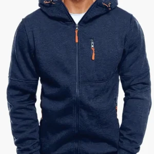 Veste à Capuche Homme Style Sport Décontracté pour Extérieur et Loisirs