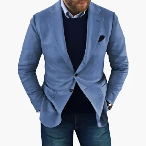 Blazer Classique Homme Style Élégant Polyvalent pour Affaires et Quotidien