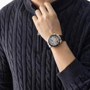 Pull à Col Montant Zippé Homme Style Casual Motif Torsadé pour Automne Hiver