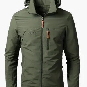 Veste Outdoor Homme Imperméable et Coupe-Vent – Idéale pour la Randonnée et les Activités Extérieures