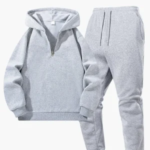 Ensemble Survêtement Décontracté Homme à Capuche et Pantalon Jogging - Style Moderne pour Détente et Sport