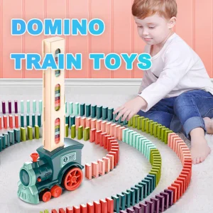 Jouet Train Domino Automatique pour Enfants – Développement de l’Imagination et Coordination