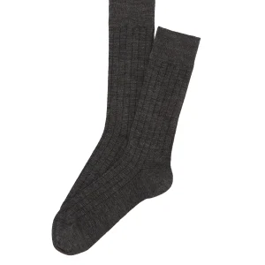 Chaussettes Laine et Coton - Anthracite