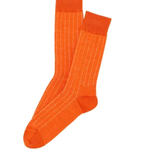 Chaussettes Laine et Coton - Orange
