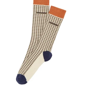 Chaussettes Pied de Poule - Kaki