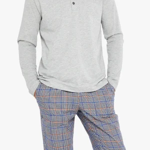 Tee-shirt manches longues Coton - Gris