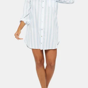 Robe chemise - Rayure Tahiti