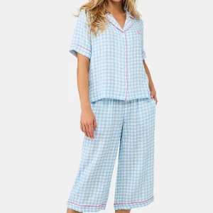 Pyjacorsaire - Vichy turquoise