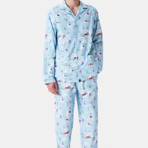 Pyjama boutonné - Noël en altitude