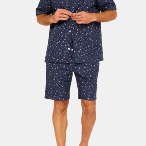 Pyjama court boutonné - California