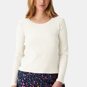 Tee-shirt manches longues - Crème