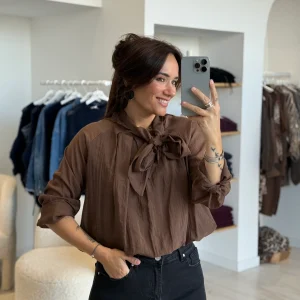 Blouse Laly Marron