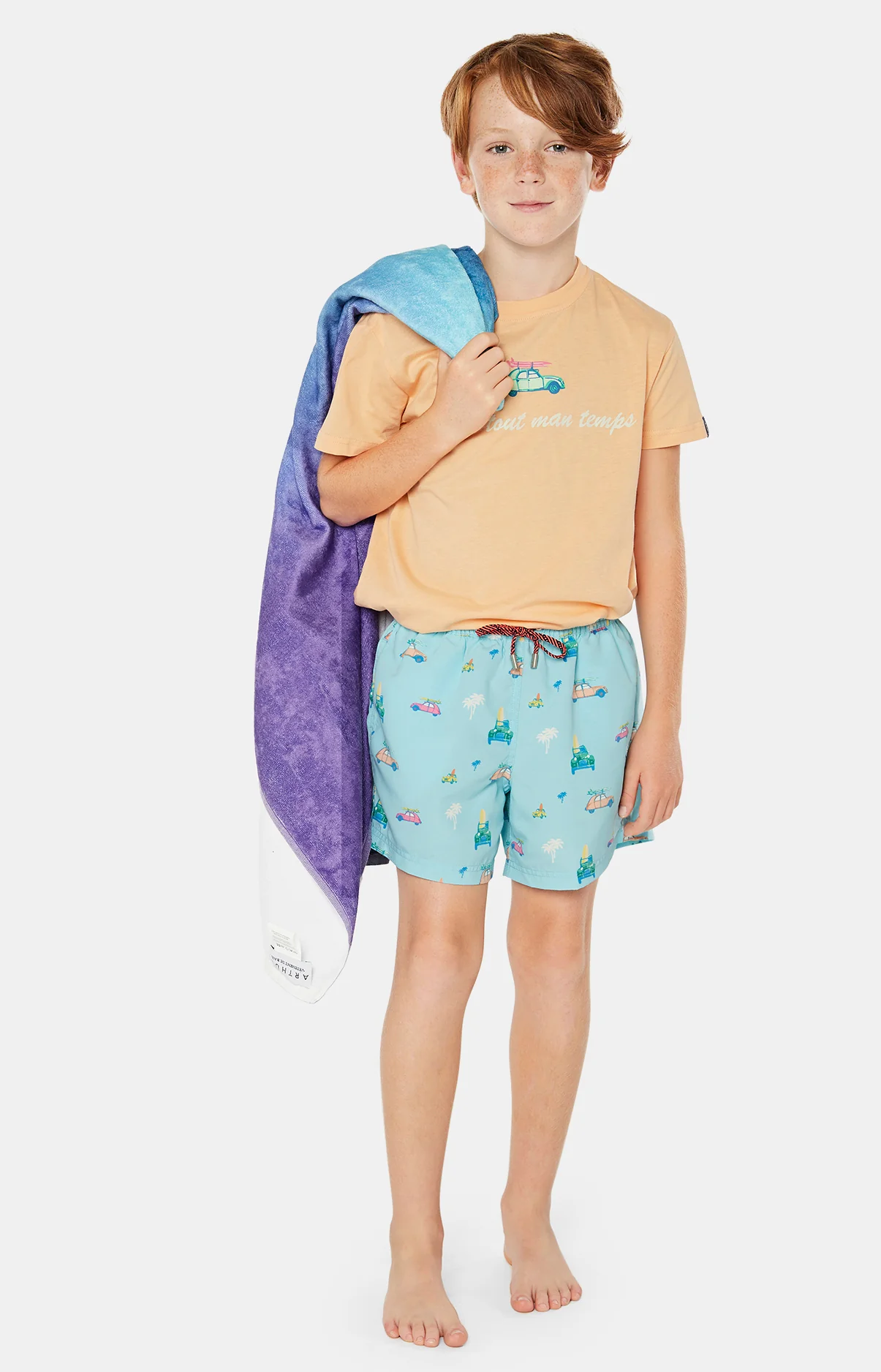 Short de bain Enfant 2CV - Orange