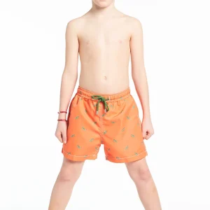 Short de bain Enfant Cricket - Orange
