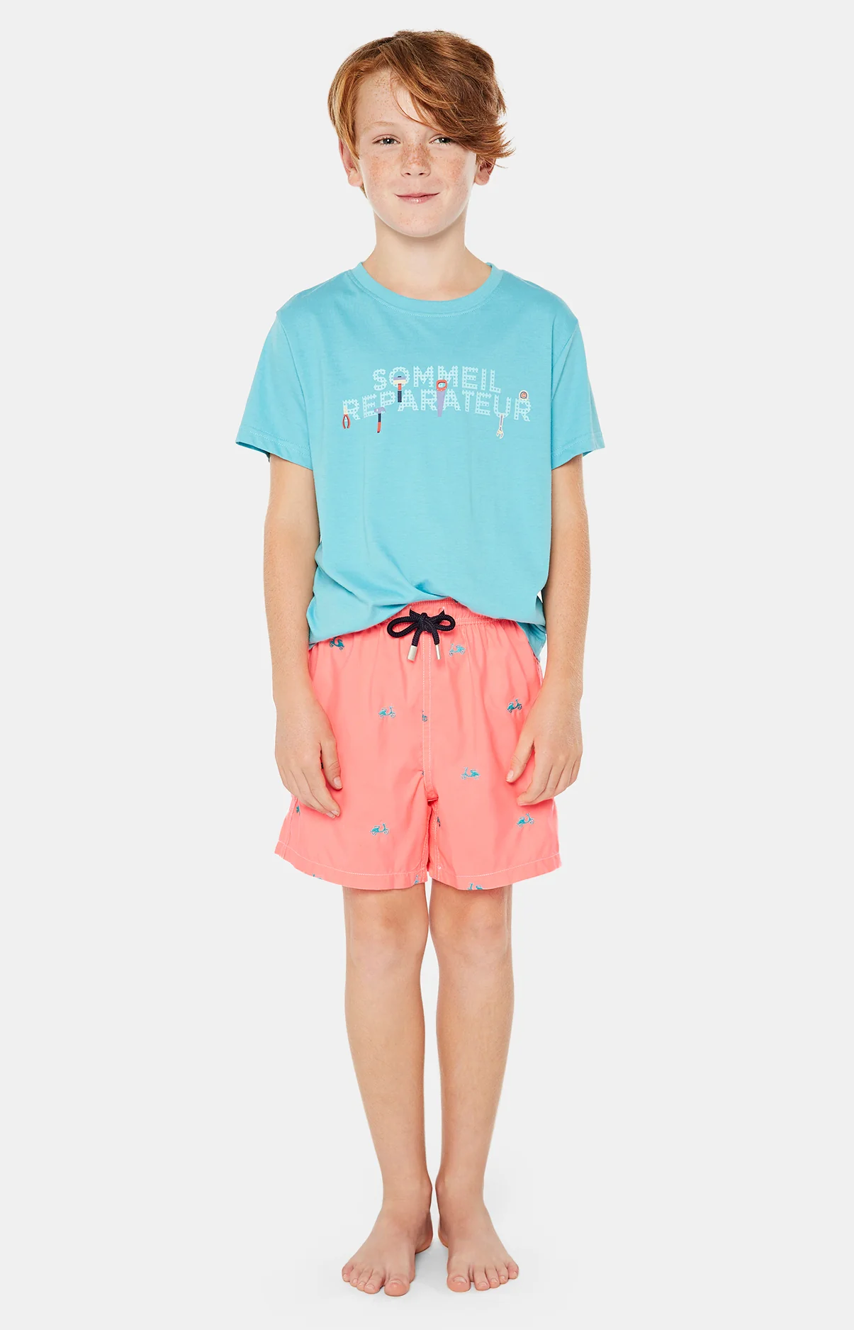 Short de bain Enfant - brodé Scooter