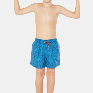 Short de bain Tigre - Bleu
