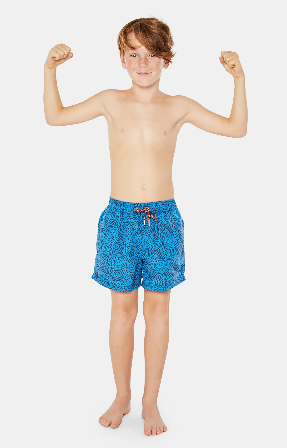 Short de bain Tigre - Bleu