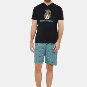 Pyjashort Beagle - Noir