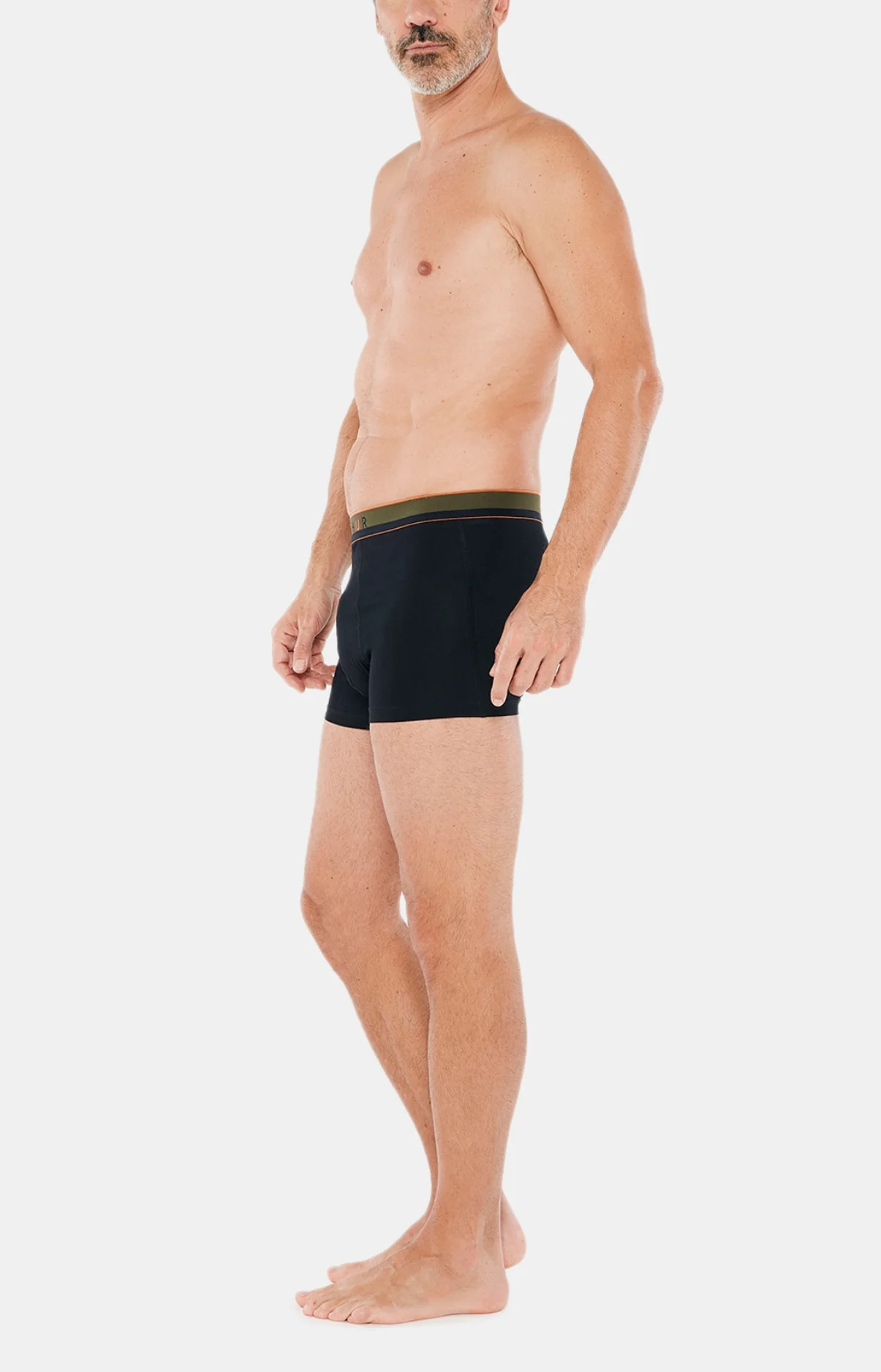 Boxer Slippé Coton - Noir – Image 2