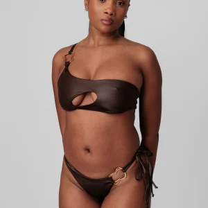 Arista Asymétrique bandeau Cacao (Marron)