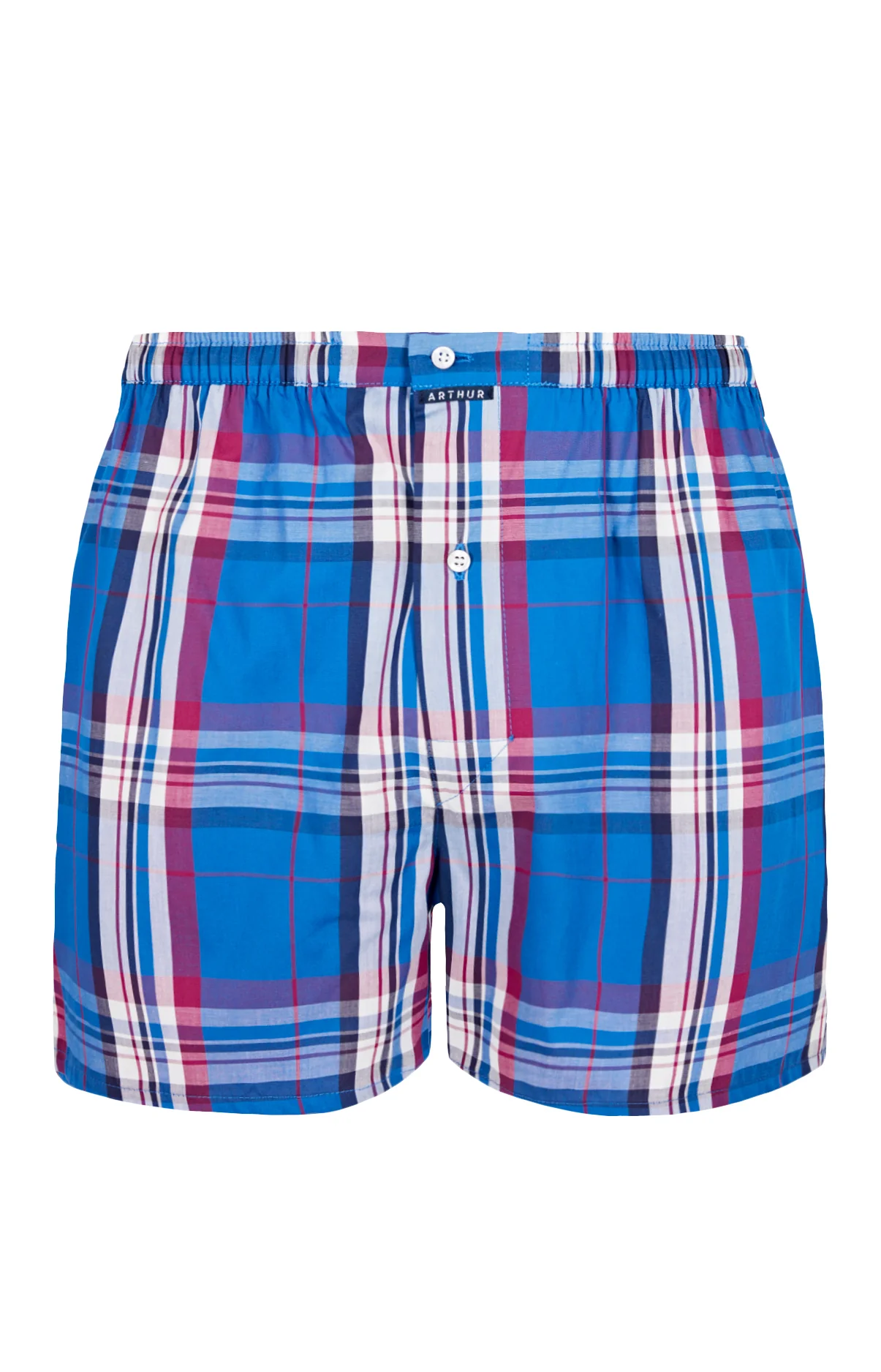 Caleçon classique - Carreaux Indigo – Image 3