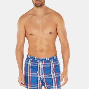 Caleçon classique - Carreaux Indigo