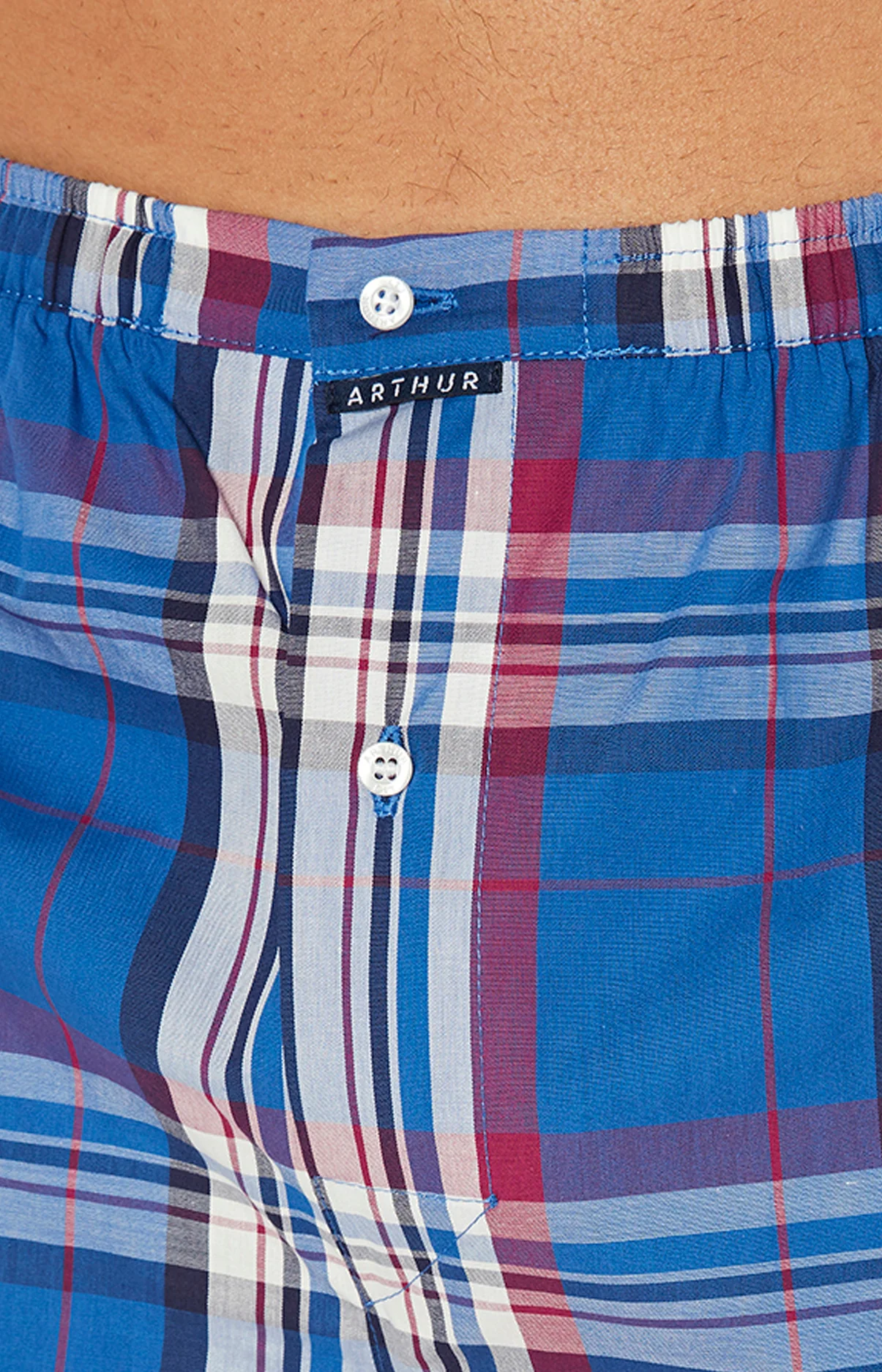 Caleçon classique - Carreaux Indigo – Image 5