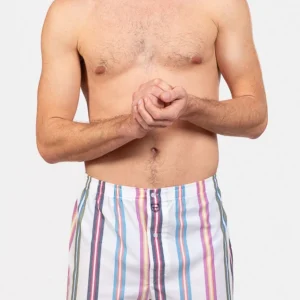 Caleçon classique - Rayé blanc