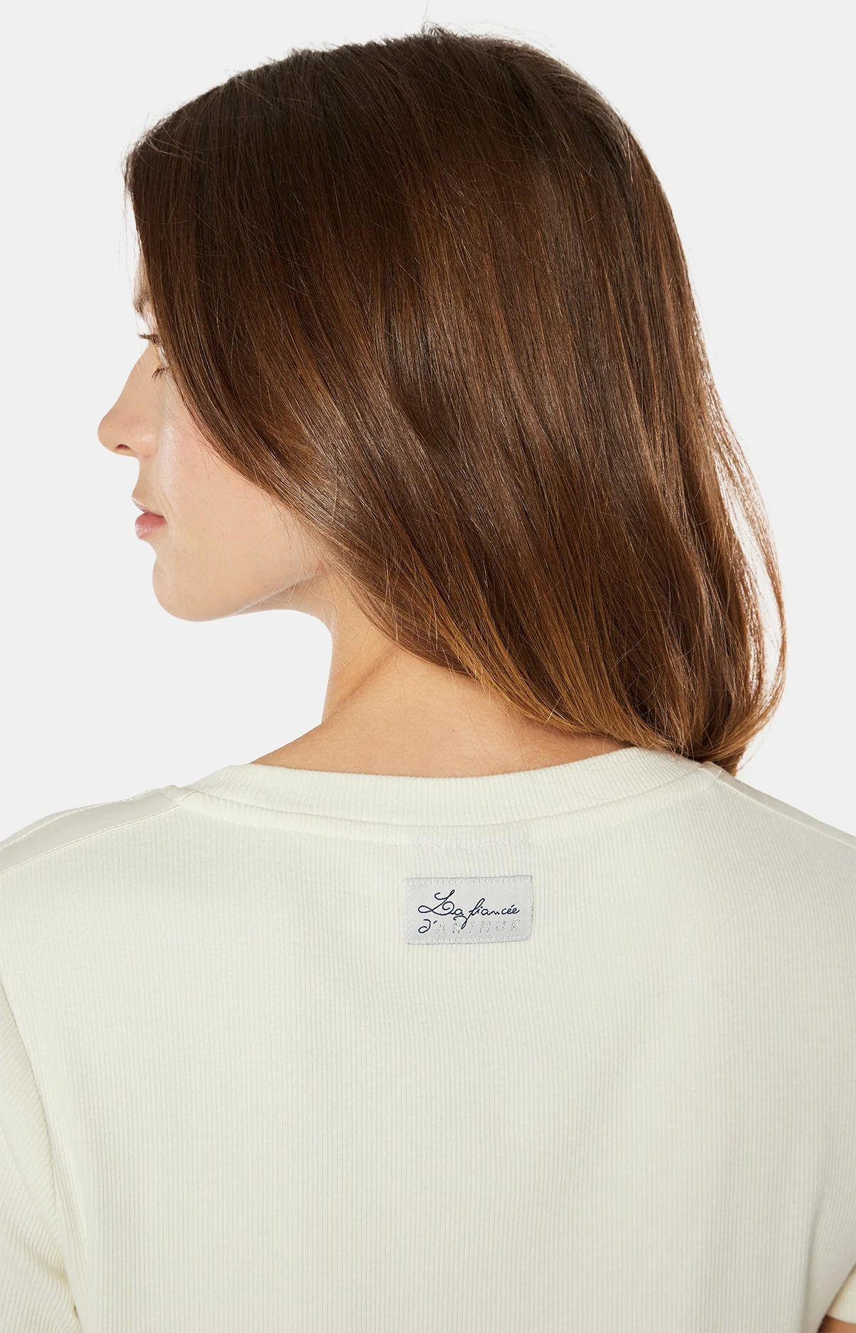 Tee-Shirt manches courtes Ivoire – Image 5