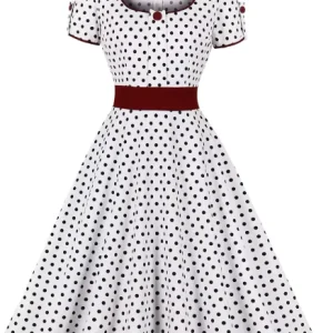 Robe vichy année 60