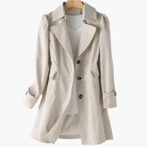 Trench-coat femme élégant et polyvalent pour toutes occasions – style moderne intemporel